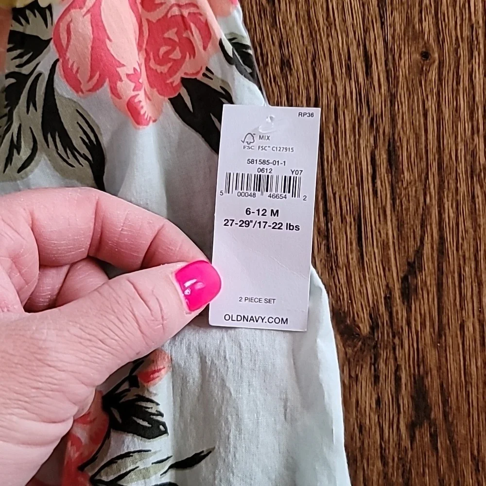 Floral onesie